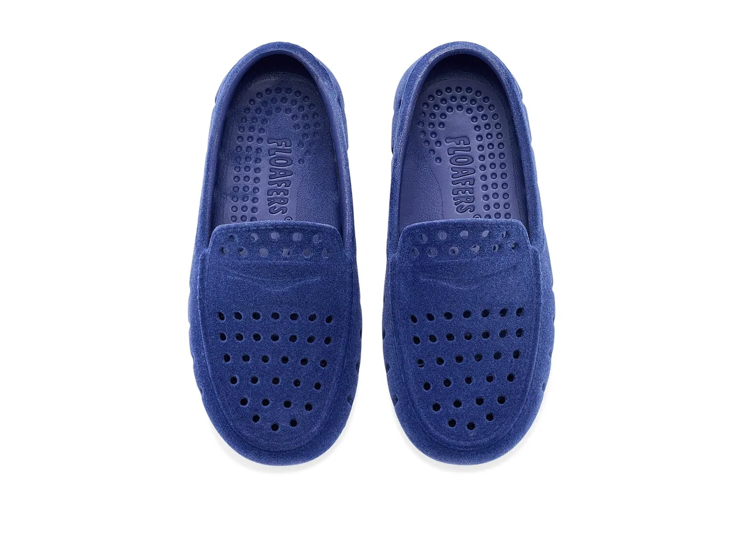 Лоферы Prodigy Faux Suede (для малышей и маленьких детей) Floafers Kids, Deep Navy Suede/Black — фото 3