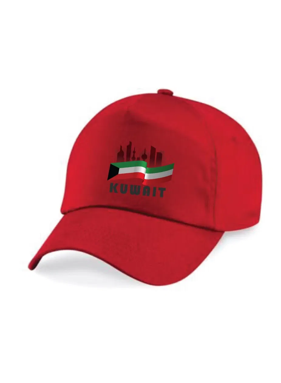 Комплект футболка кепка значок и флаг с принтом Printshop4Me, красный — фото 4