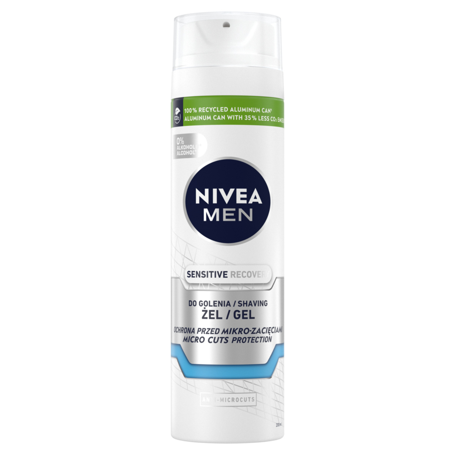 Nivea Men Sensitive восстанавливающий гель для бритья, 200 мл - фото