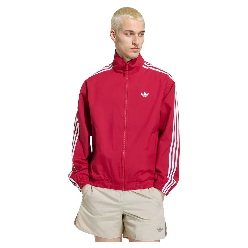 Толстовка на молнии Firebird Woven Adidas Originals, красный