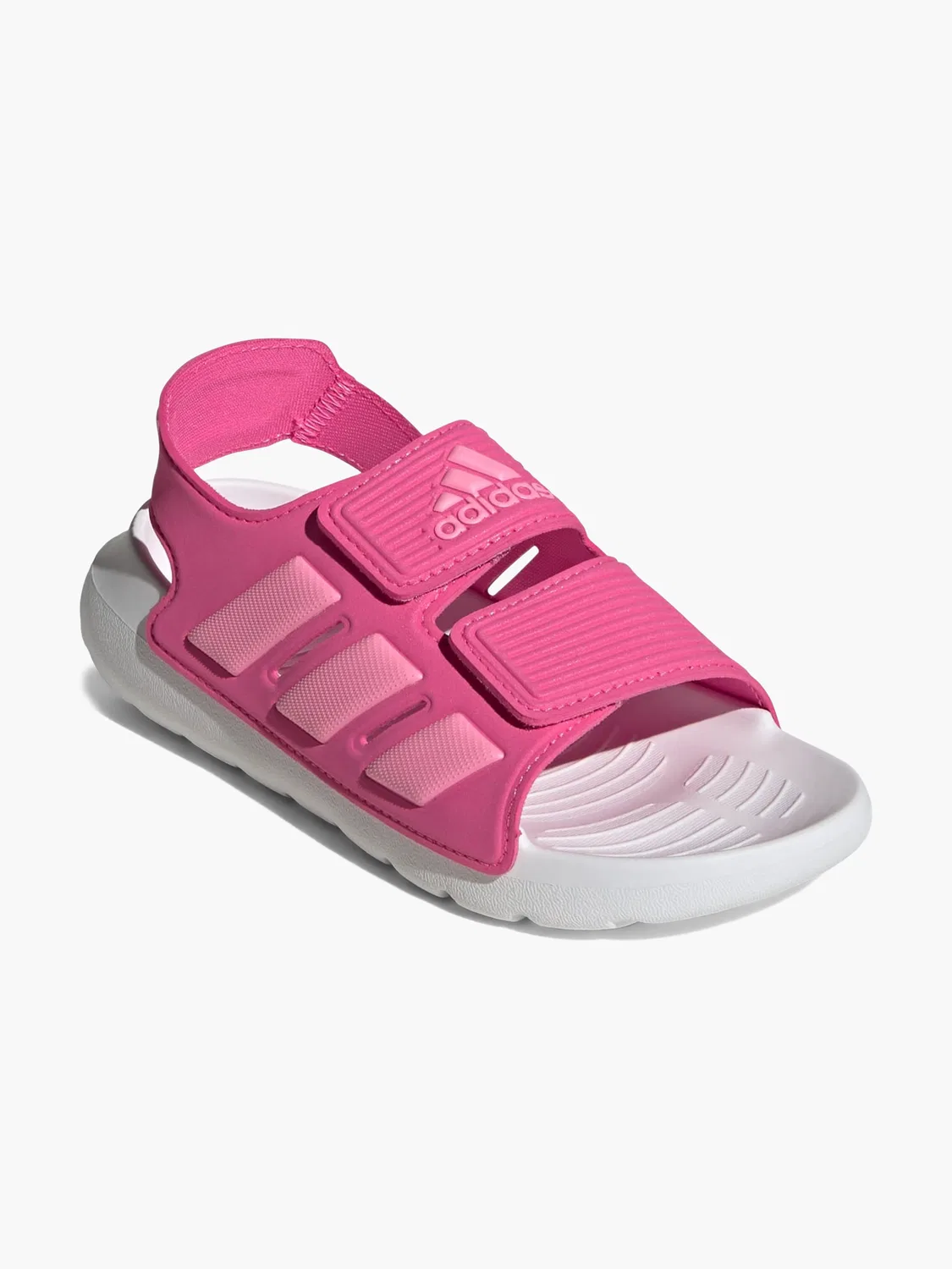 Детские сандалии с липучкой Adidas, розовый — фото 3