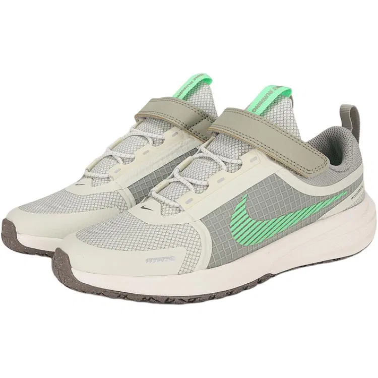 Детские кроссовки для бега Star Runner Nike, Gray White Green — фото 4