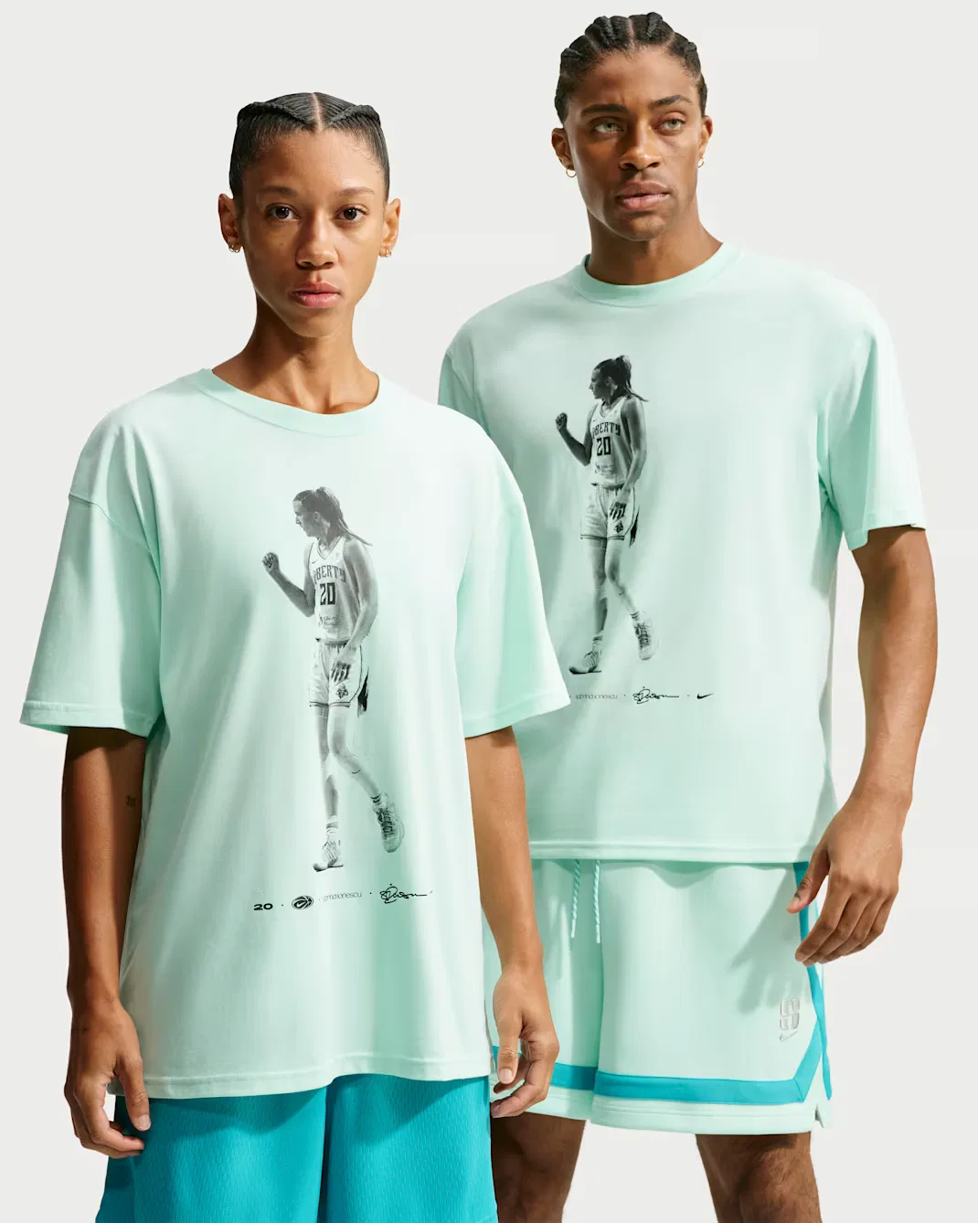 Баскетбольная футболка Nike Dri-FIT Sabrina, Mint Foam