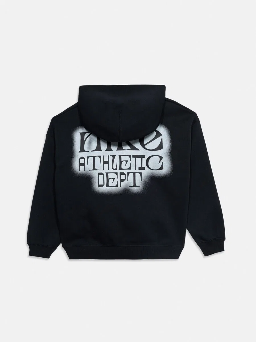 Толстовка Nike Sportswear 'CLUB FLC' черного цвета — фото 2