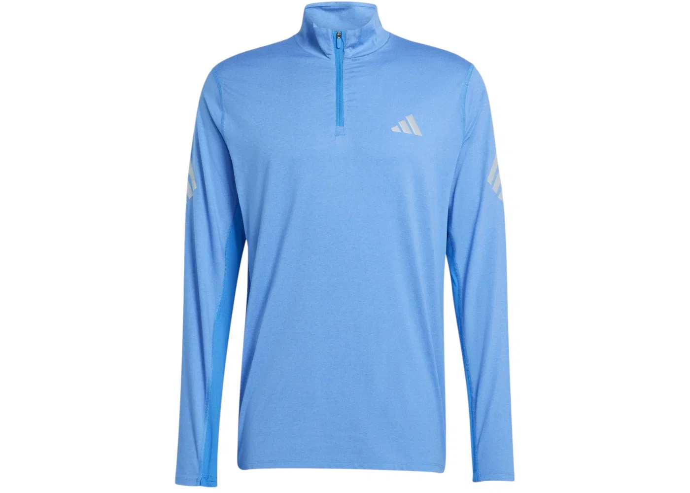 Мужская футболка с длинным рукавом Adidas Adi365 Iconic 1/Zip Top, Ray Blue