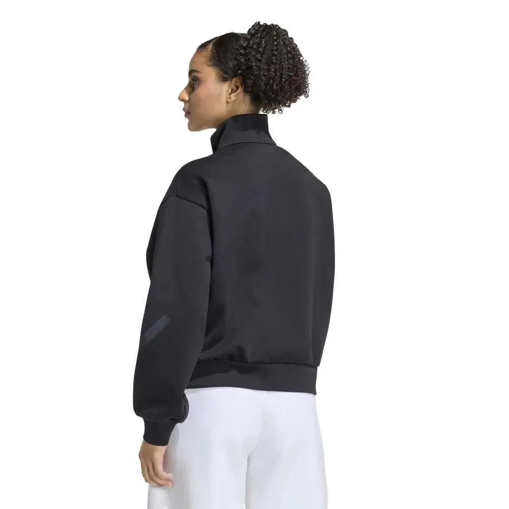 Женская куртка с воротником-стойкой Z.N.E. Adidas, Black — фото 2