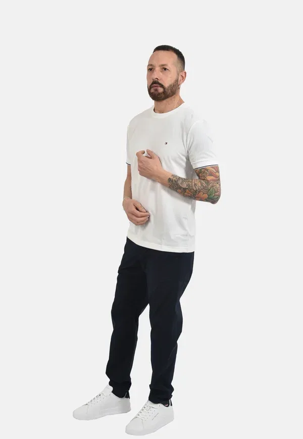 Футболка из хлопка basic t-shirt Tommy Hilfiger, белый — фото 2