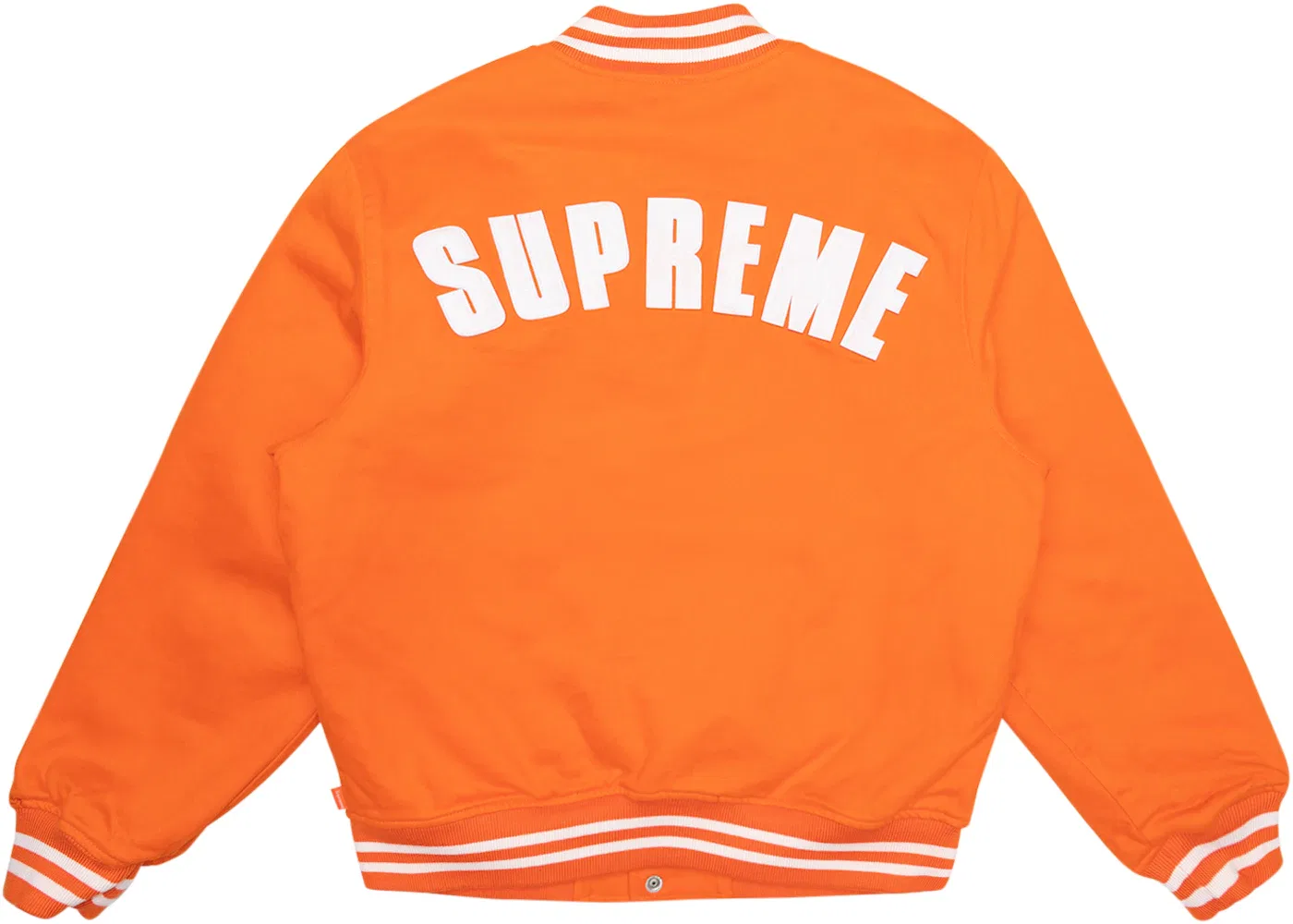 Мужская бейсбольная куртка New Era MLB Varsity Jacket Supreme, Orange — фото 2