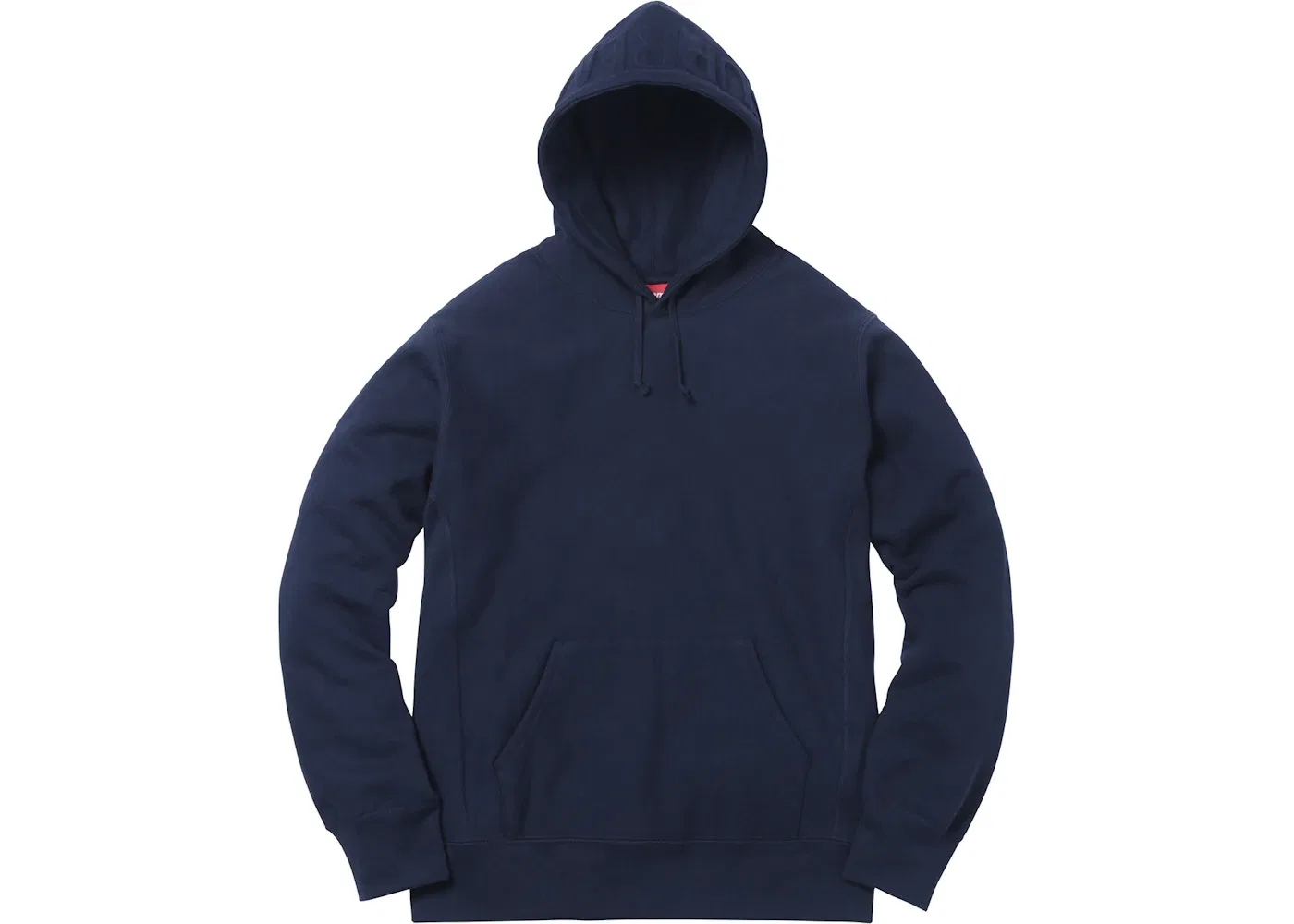 Мужской худи с принтом Supreme Embossed Logo Hooded Sweatshirt Supreme, Navy