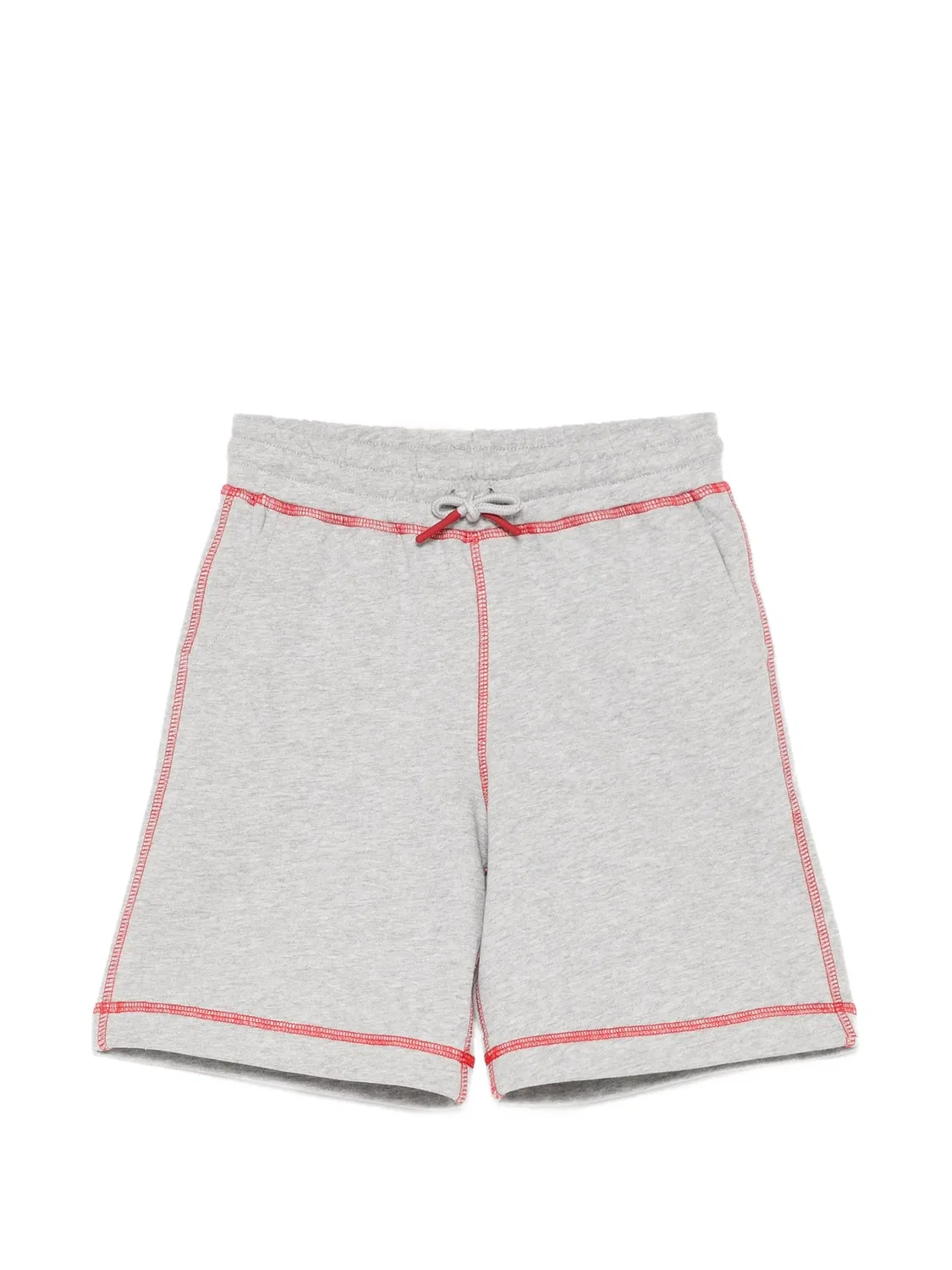 Шорты с кулиской и контрастной строчкой Stella Mccartney Kids, серый