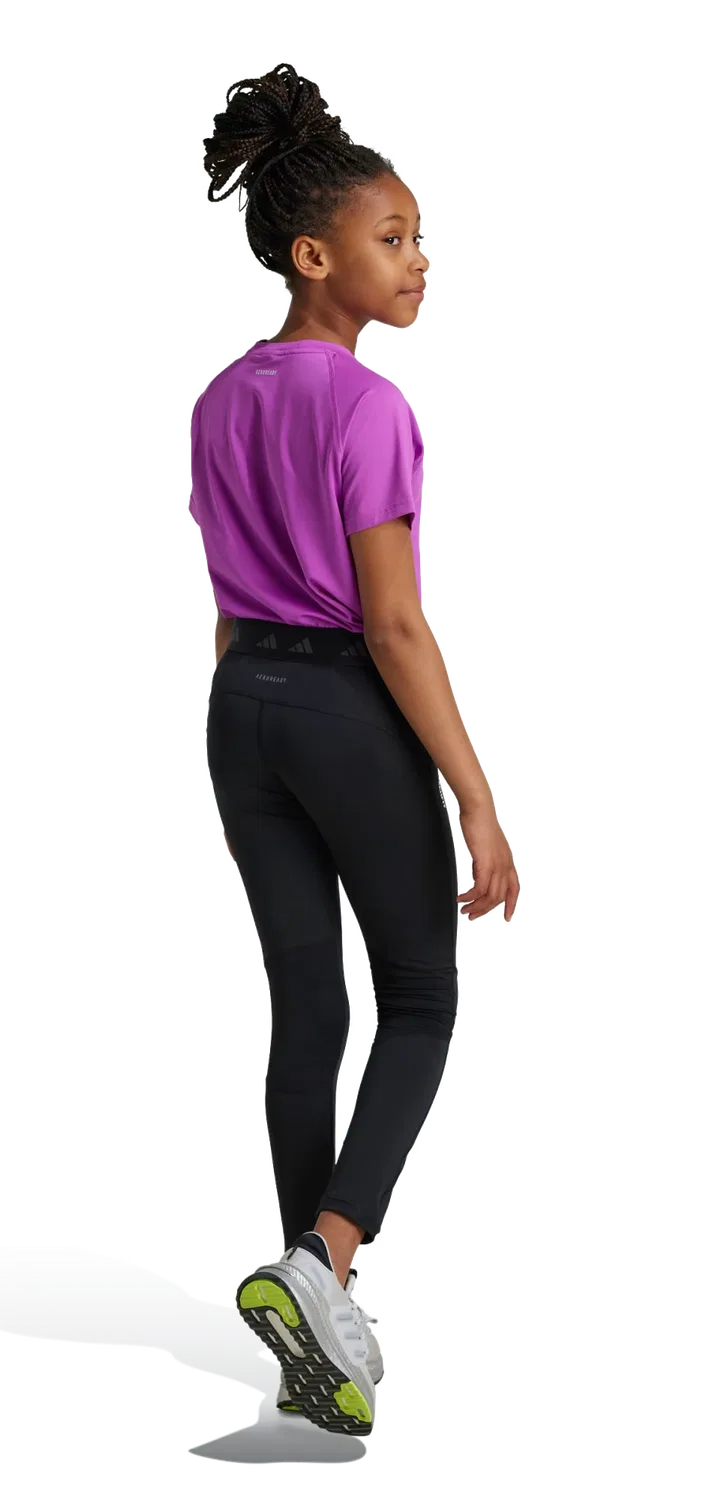 Детские спортивные леггинсы TECHFIT Adidas, черный — фото 3