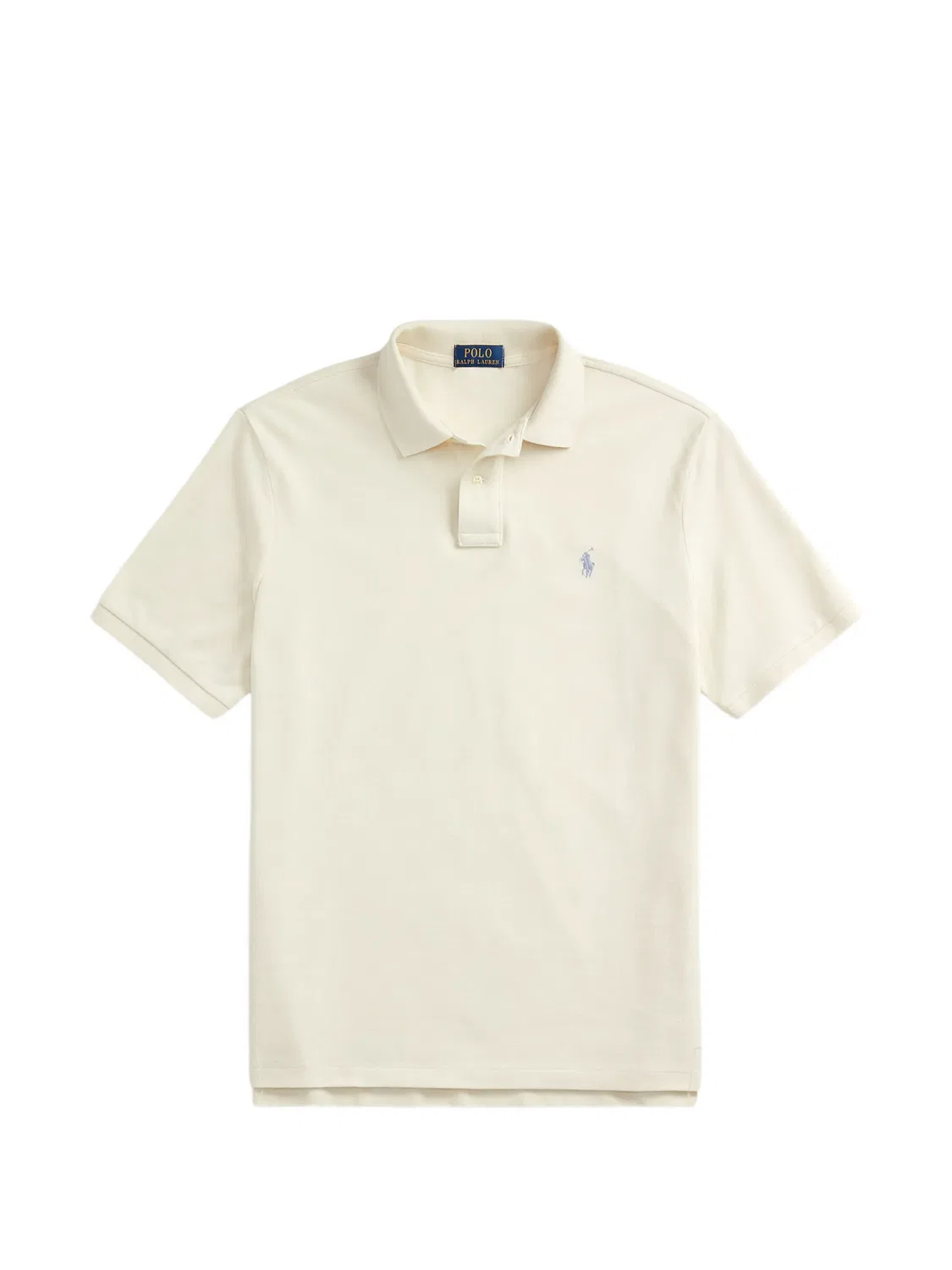 Рубашка-поло из хлопка с вышивкой Polo Ralph Lauren, нейтральные