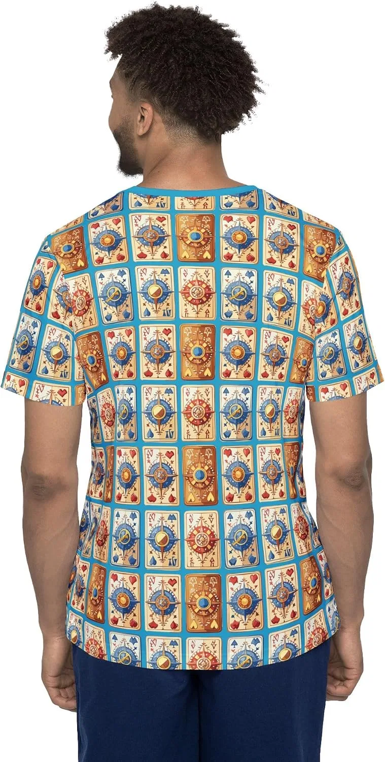 Унисекс футболка с принтом Playing Cards, Multicolor — фото 4