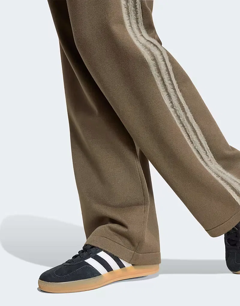 Спортивные брюки Adidas Originals Knit Firebird в цвете Branch/Silver Pebble — фото 4