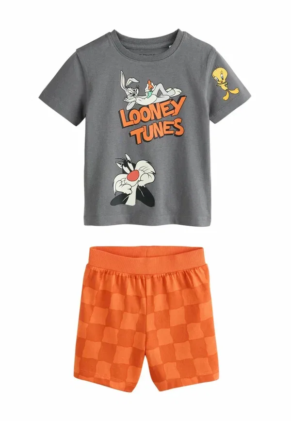 Пижама Looney Tunes Next orange, white, grey, белый/оранжевый/серый — фото 3