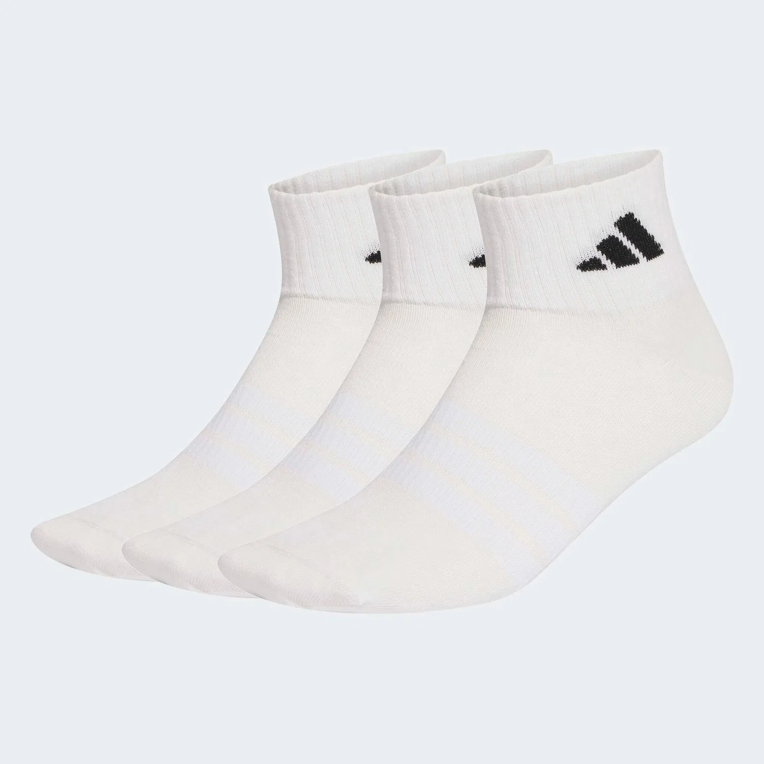 Женские носки-невидимки 3 пары Adidas Performance, White/White/Black