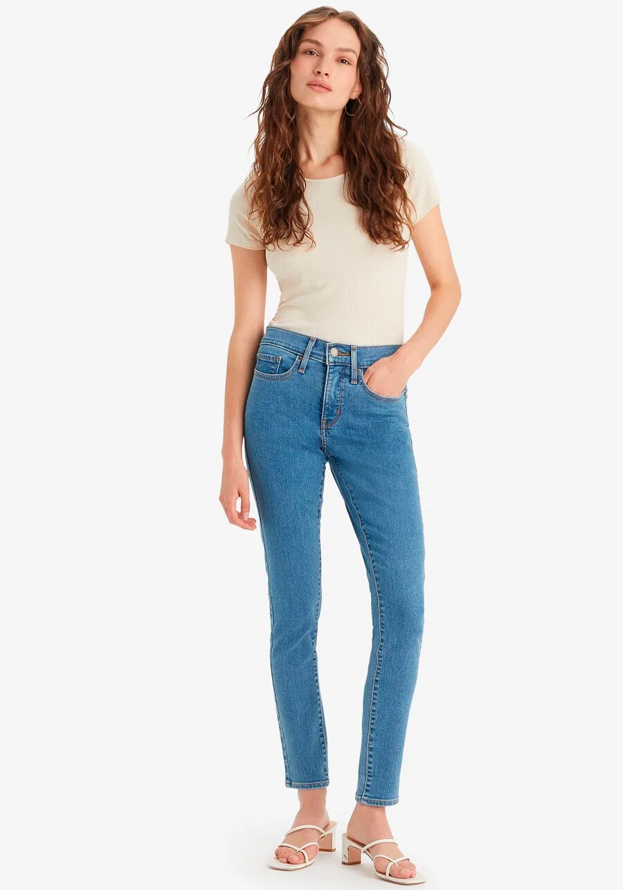 Джинсы LEVI'S Slim fit '311 Shaping Skinny' синего цвета — фото 3