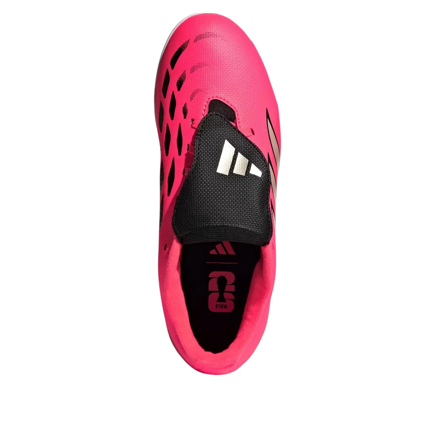 Детские бутсы для футбола с закрытой шнуровкой Predator Club TF Adidas, красный — фото 3