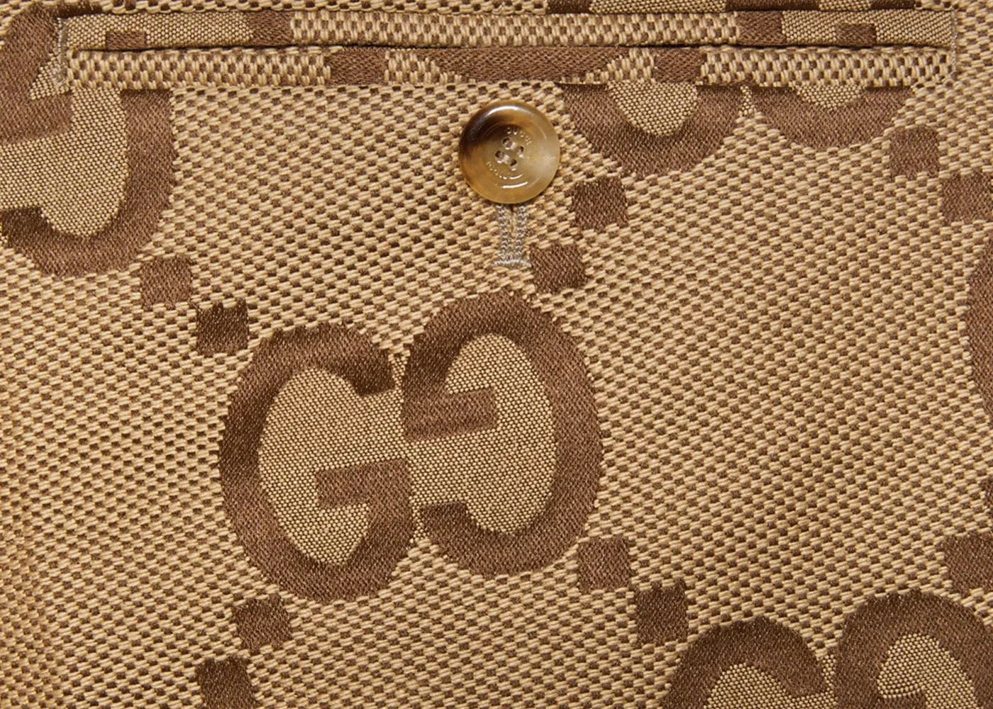 Мужские шорты с принтом Jumbo GG Gucci, Beige Ebony — фото 2
