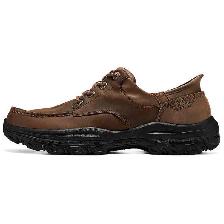 

Мужские повседневные кроссовки SKECHERS MENS USA с низким верхом, прочные и дышащие, темно-коричневый