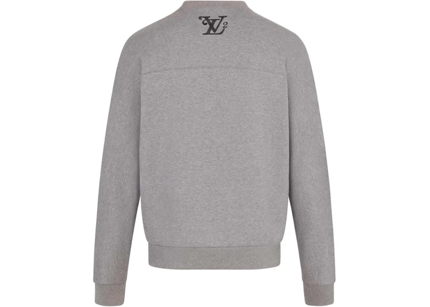 Мужской свитшот с принтом Louis Vuitton x Nigo Squared LV Sweatshirt Louis Vuitton, Gris Clair — фото 2