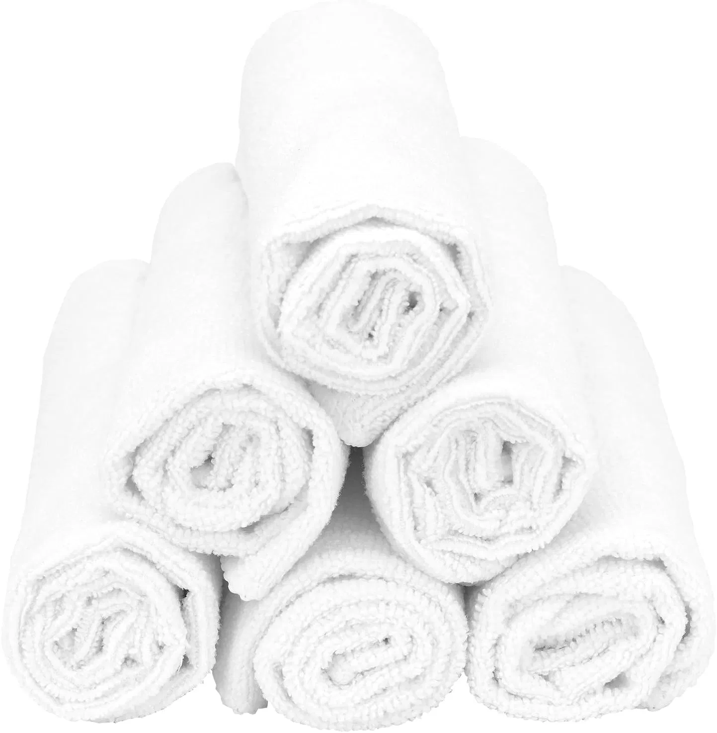 Махровая салфетка Bare Cotton, 24 шт, 30x30 см, Белый — фото 3
