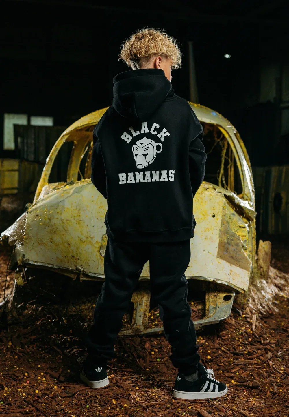 Детский спортивный костюм в университетском стиле Black Bananas, Black — фото 3