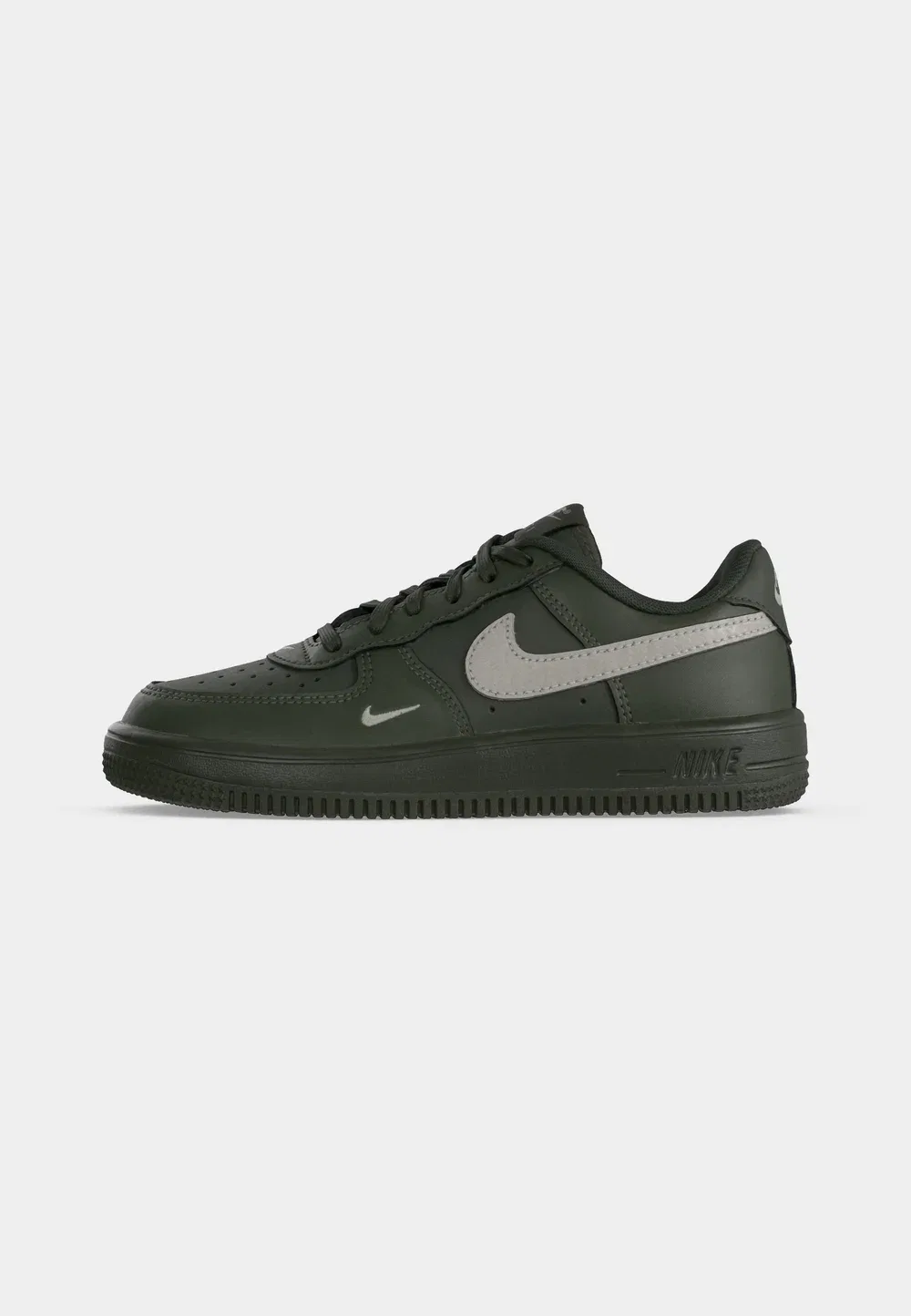 Force 1 ki tech ess lace unisex - кроссовки Nike Sportswear, Newsprint/College Grey — фото 2