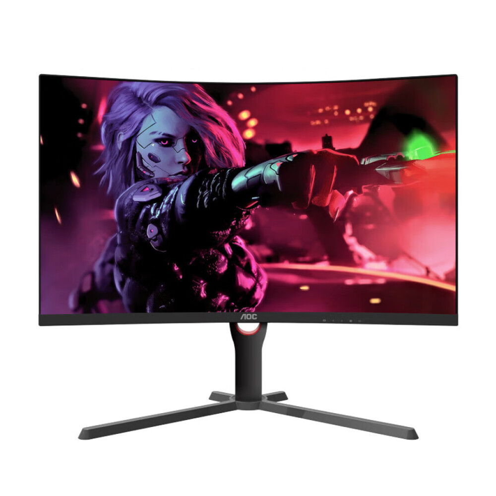 

Монитор игровой изогнутый AOC CQ27G3ZE, 27", 2560x1440, 240 Гц, VA, черный