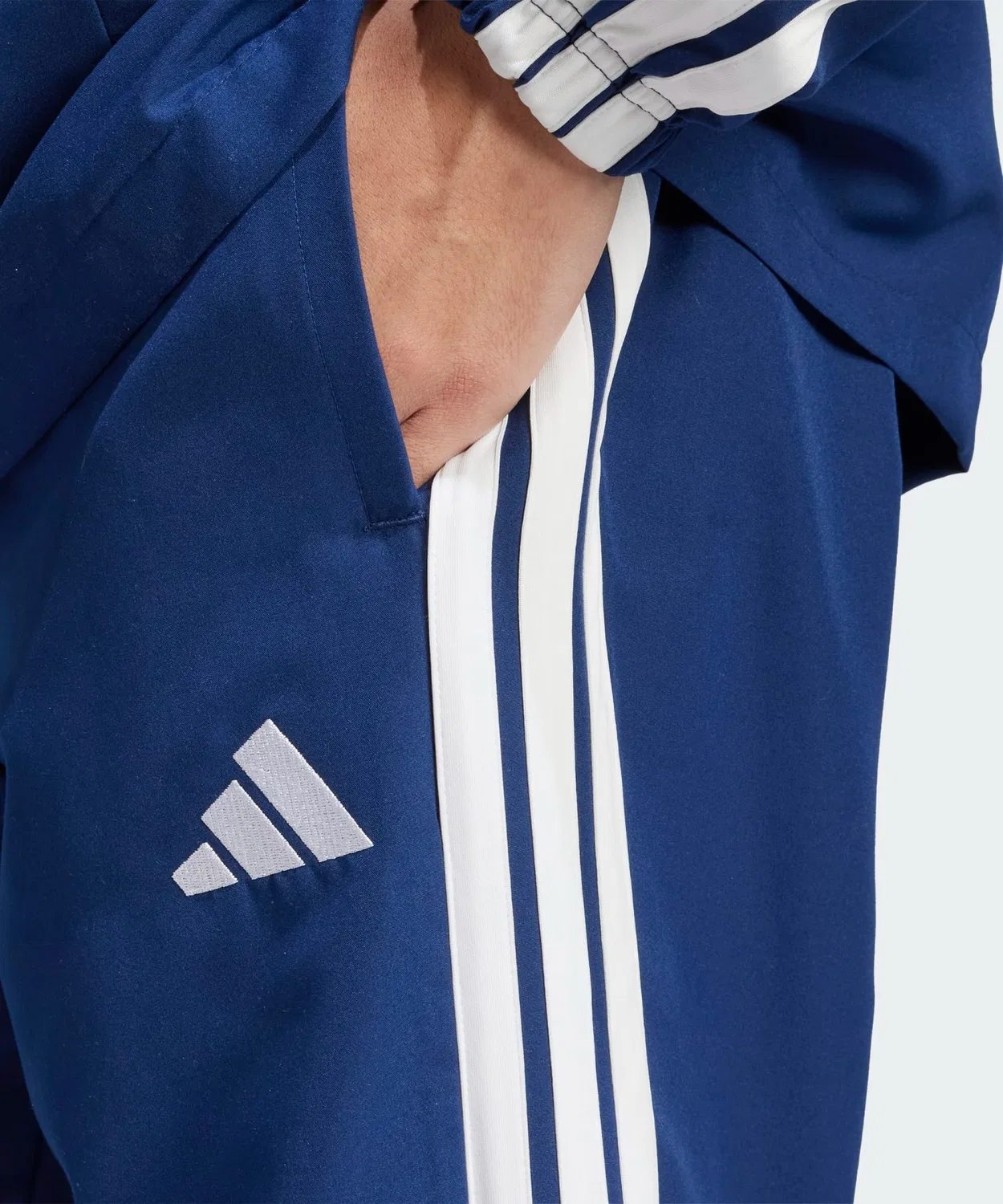 Мужской спортивный костюм с тремя полосками, модель Three Stripes Adidas, Blue — фото 3