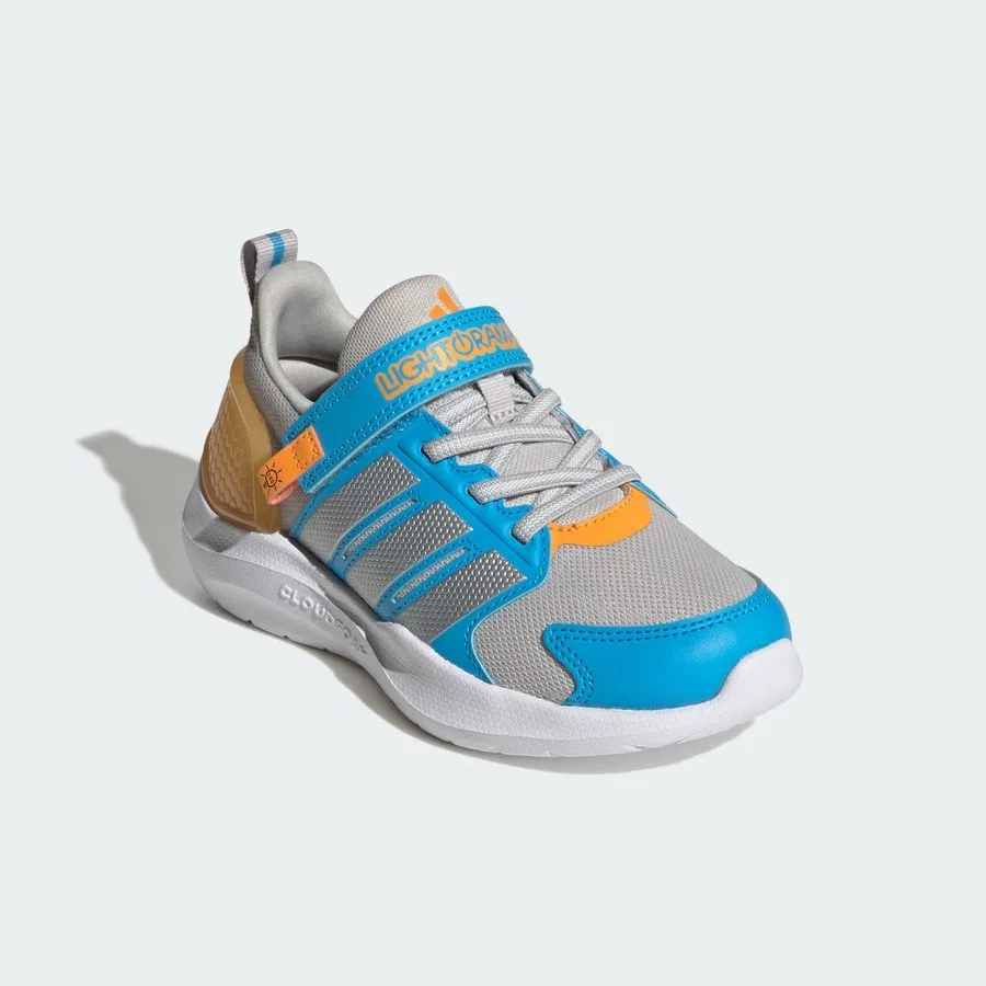 Детские кроссовки с LED-подсветкой Lightorama Runner adidas, Серый — фото 3