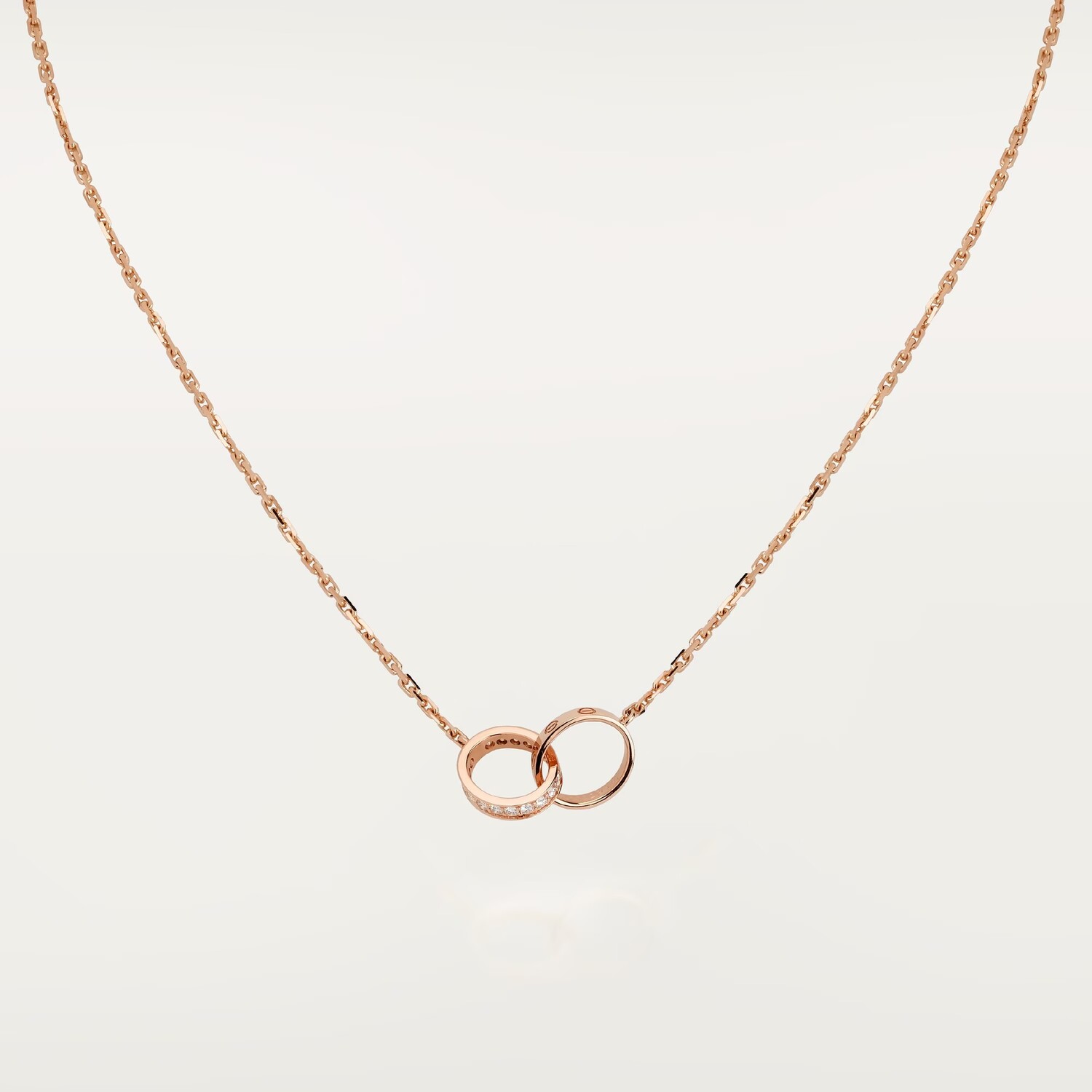 

Колье Cartier Love 18 Diamonds, розовое золото / бриллианты