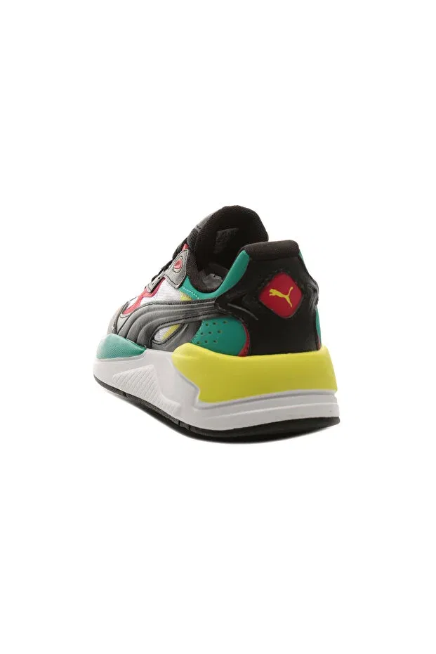 Детские кроссовки для девочек с принтом X-Ray Speed Jr Puma, Black And White — фото 3