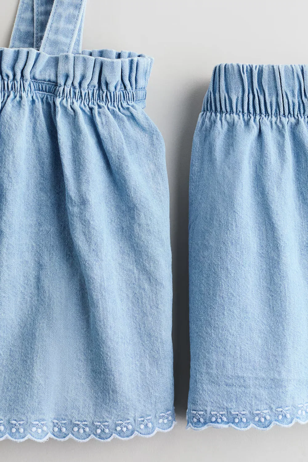 Джинсовый комплект из двух частей H&M, Helles Denimblau — фото 2