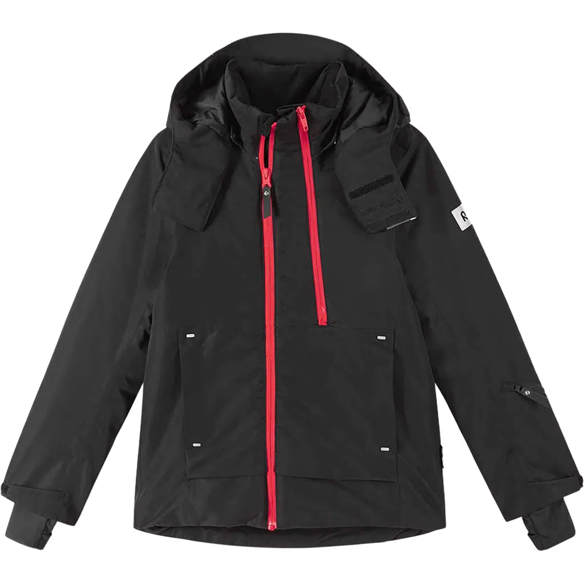 Детская куртка для мальчиков с принтом Tieten Jacket Reima, черный