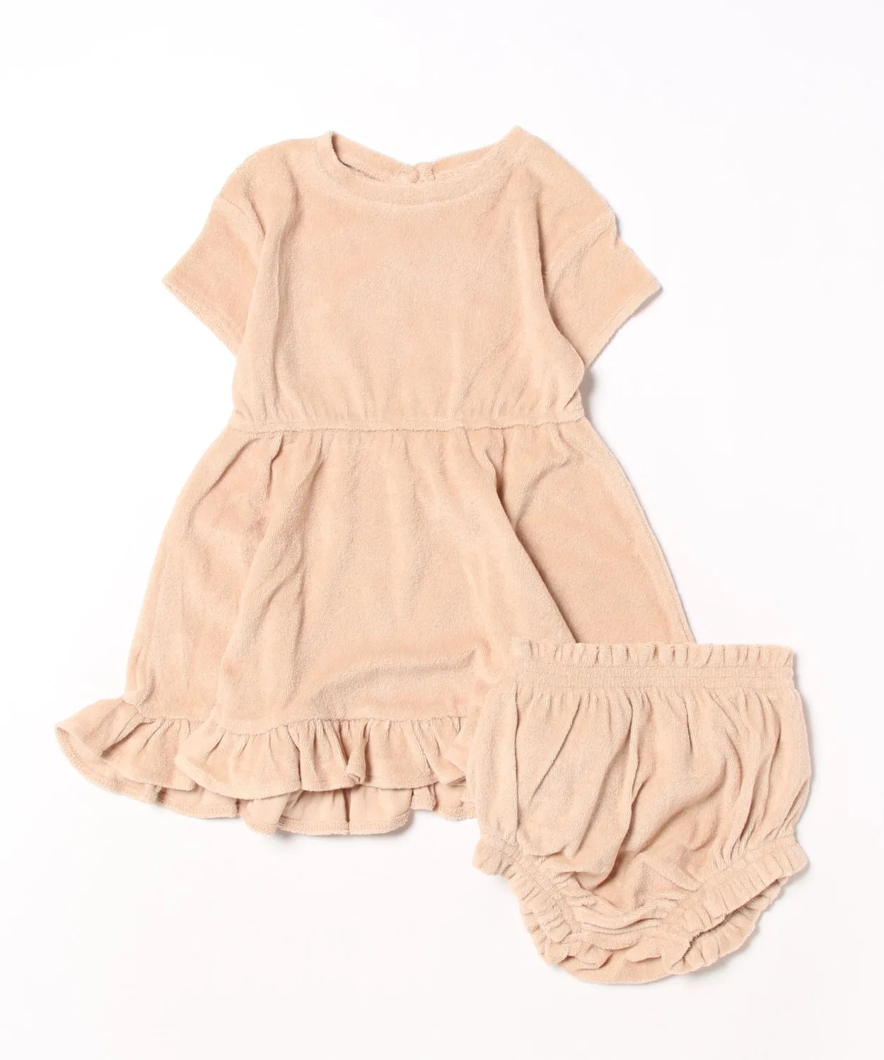 Детский комплект из платья и шорт с длинным рукавомQuincy Mae, Blush