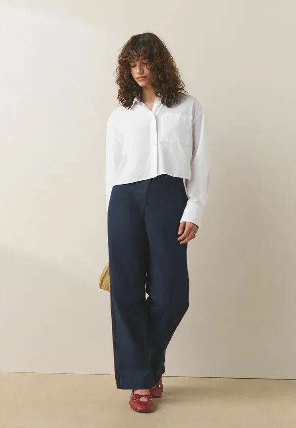 Блузка свободного кроя, Regular fit, Next, белый — фото 2