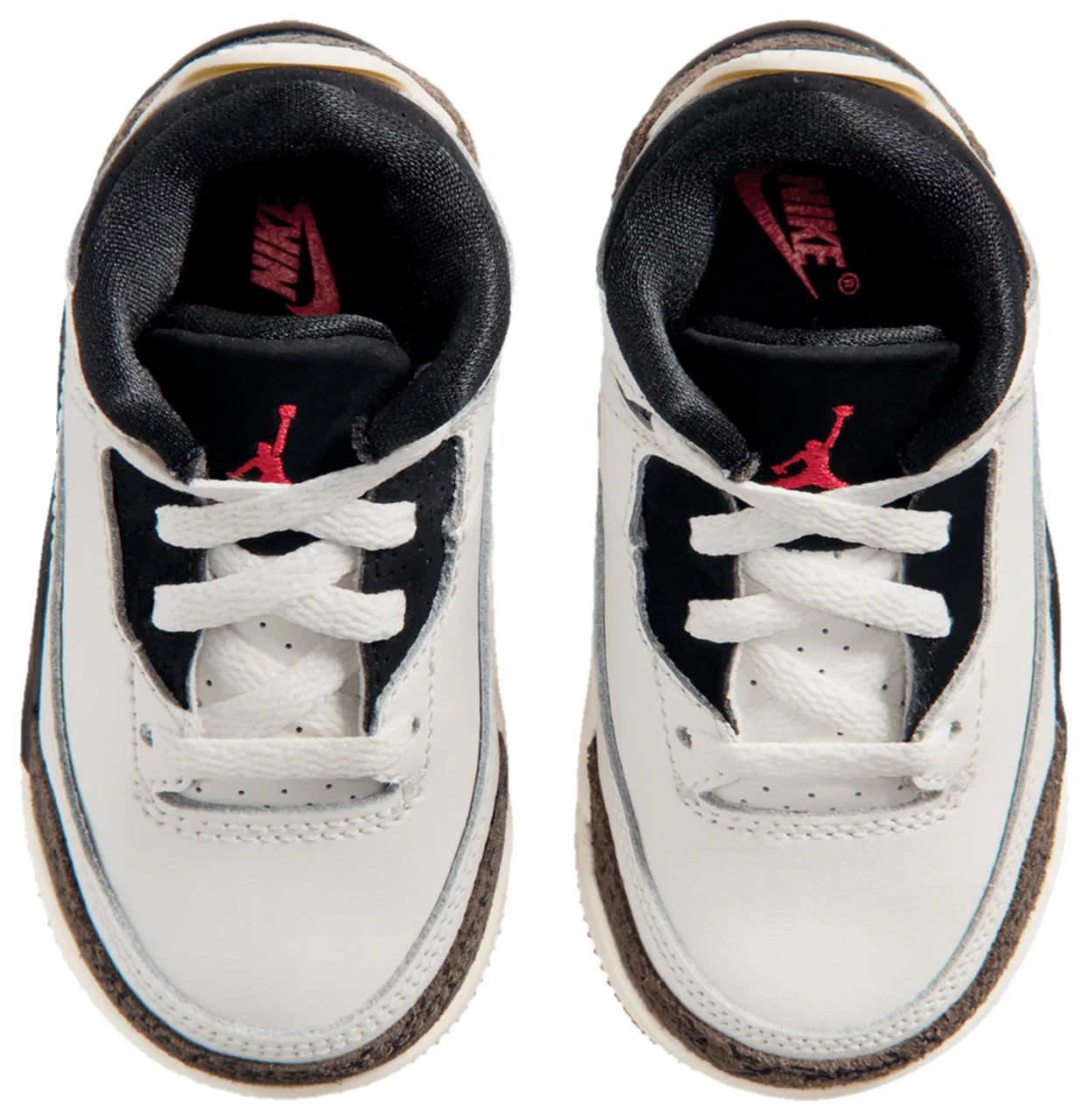 Мальчиковые баскетбольные кроссовки Retro 3 Jordan, цвет Tan/Black/White — фото 4