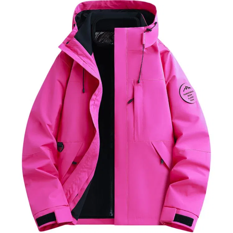 Детская ветровка с капюшоном, на молнии, JEEP SPIRIT, Rose Red