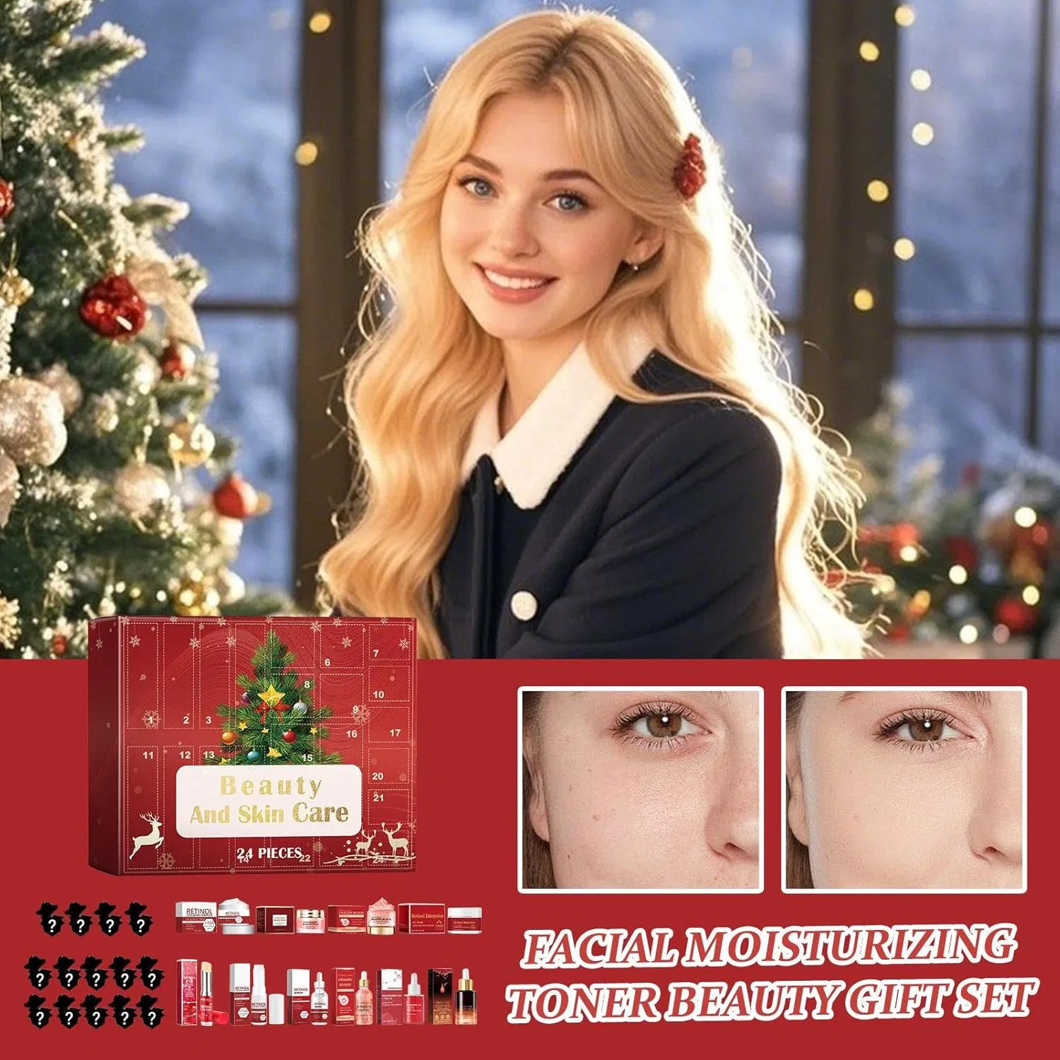 Набор косметики Advent Calendar, HohuzSruk, 24 предмета — фото 2