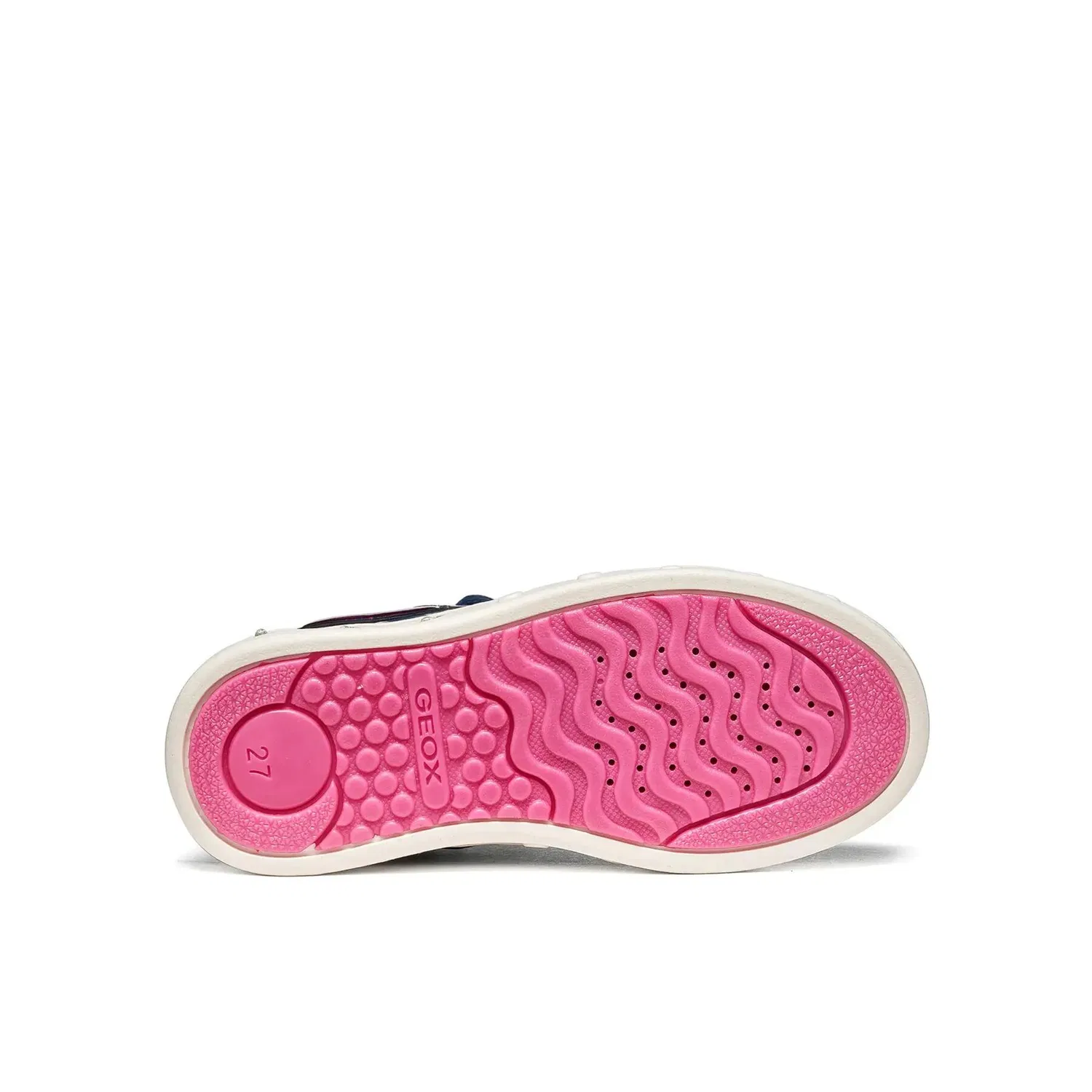 Детские кроссовки для девочек Geox Skylin Converse, Цвет BLAU / Navyblau / Fuchsienrosa — фото 4