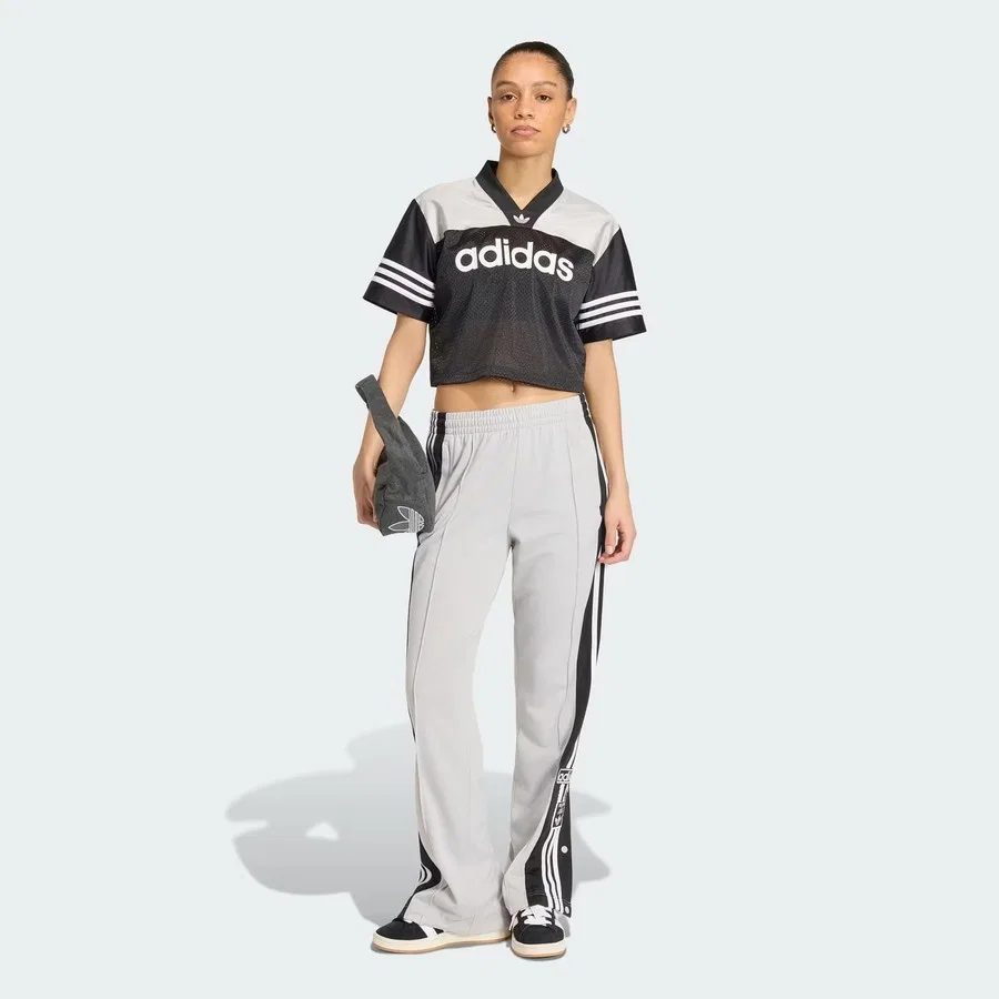 Женские спортивные штаны свободного кроя Adibreak adidas, Серый — фото 3