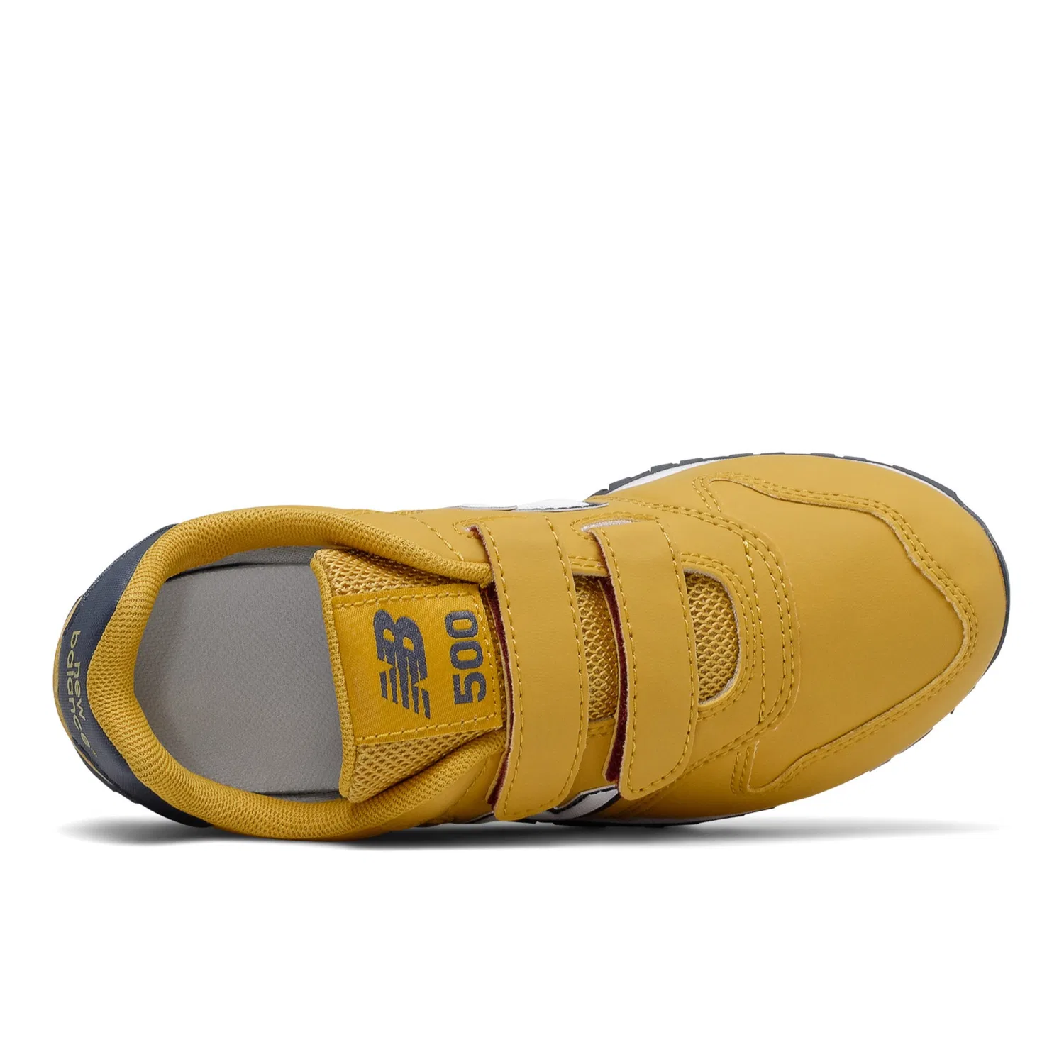 Детские кроссовки на шнуровке New Balance, Harvest Gold — фото 4