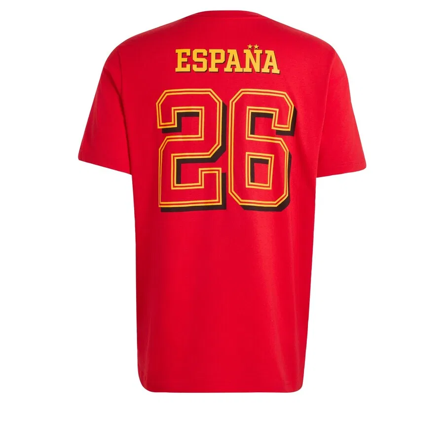 Спортивная футболка ADIDAS PERFORMANCE Performance Shirt 'FEF H WIN26' красного цвета — фото 3