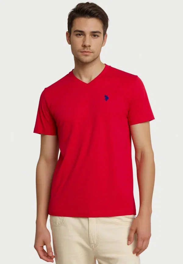 Футболка хлопковая Basic T-shirt U.S. Polo Assn., многоцветный, мультиколор — фото 2