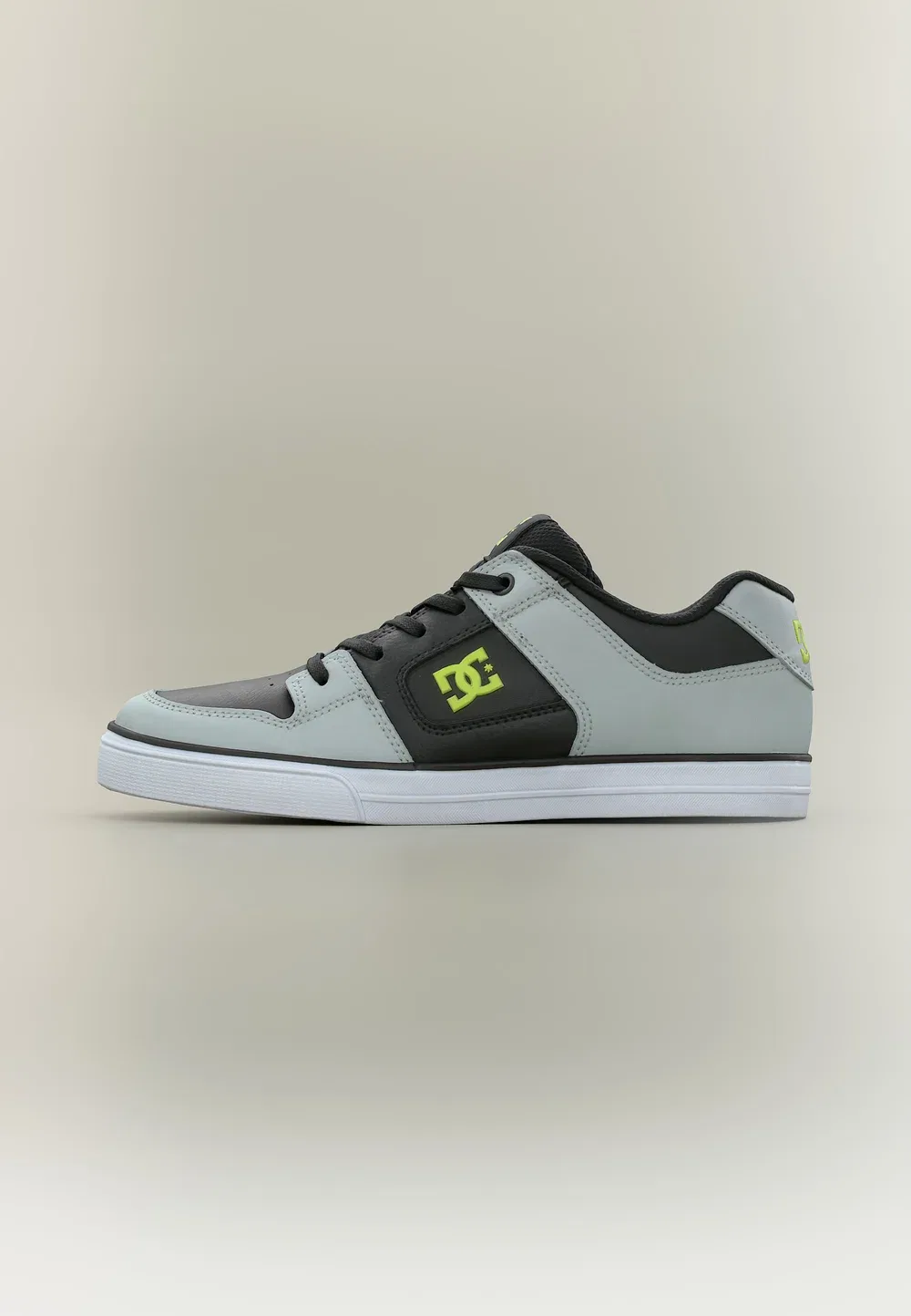 Чисто унисекс - скейтбордистские кроссовки Dc Shoes, Black/Grey/Lime