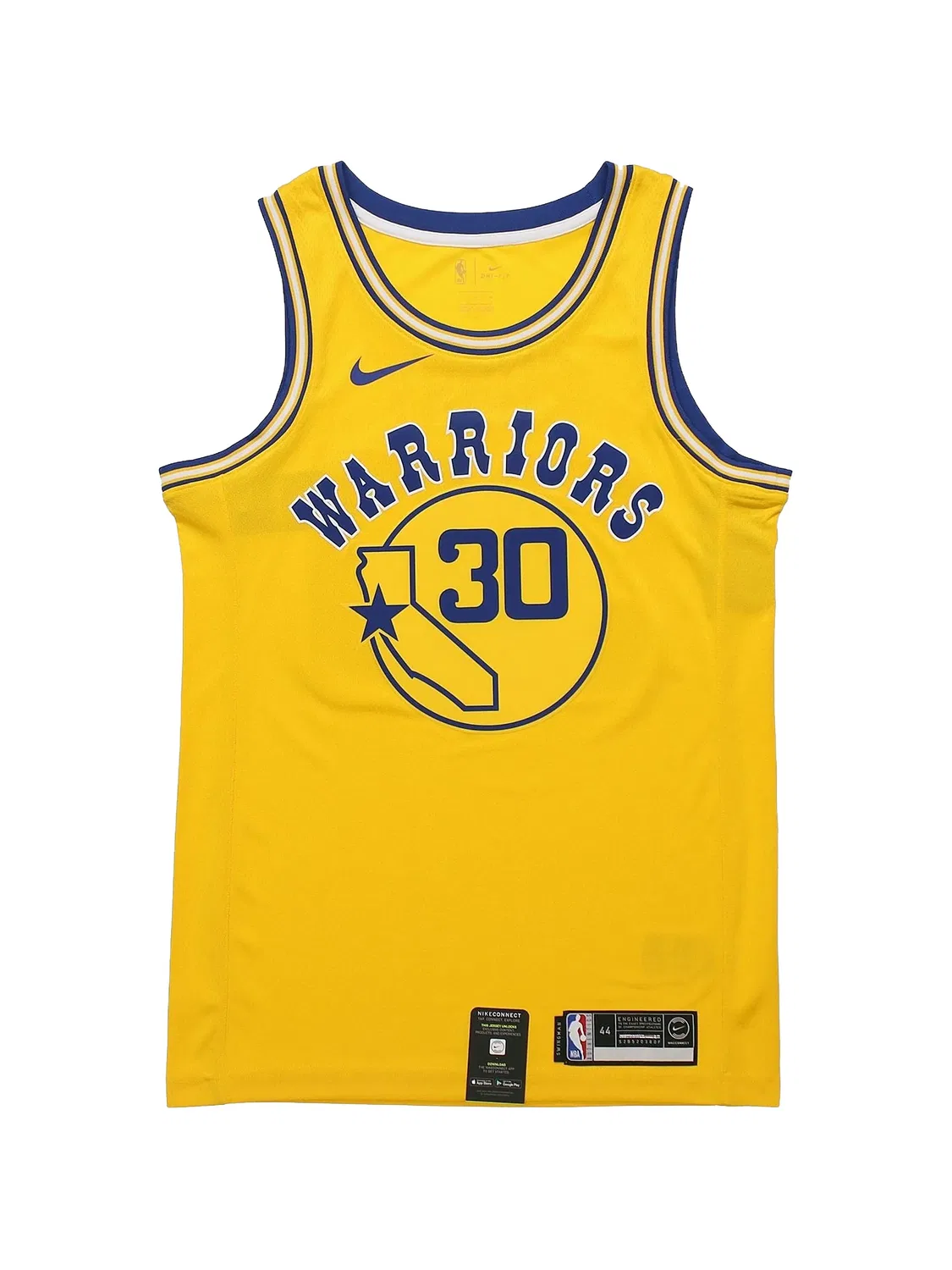 Топ Golden State Warriors Steph Curry Swingman Nike Kids, желтый — фото 2