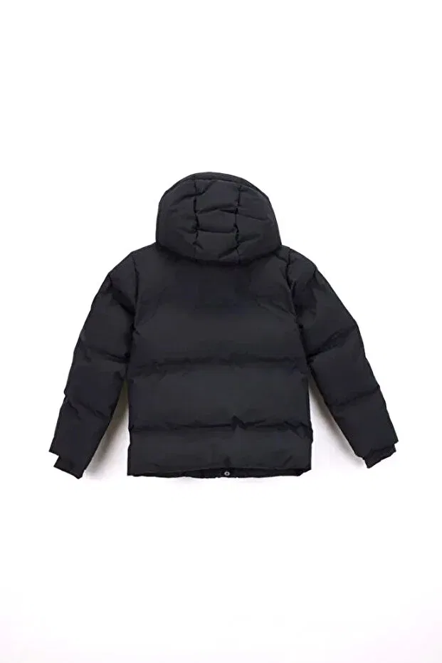 Детское пальто для девочек с принтом Jack & Jones, Black — фото 2