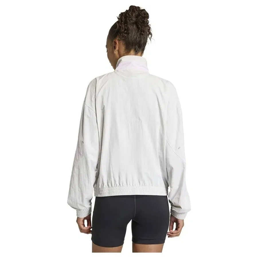 Женская куртка с воротником-стойкой adidas ADI365 C Jkt W KA0335, Серый — фото 3