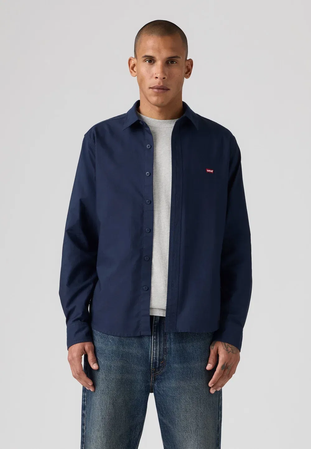 Стандартная рубашка с батарейным питанием - рубашка Levi'S, Navy Blazer — фото 2